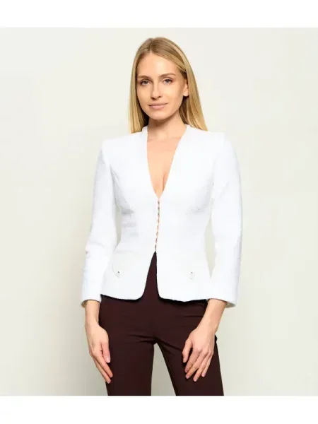 Elisabetta Franchi Jachetă alb