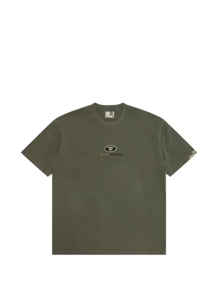 Tricou Aape By A Bathing Ape cu broderie verde