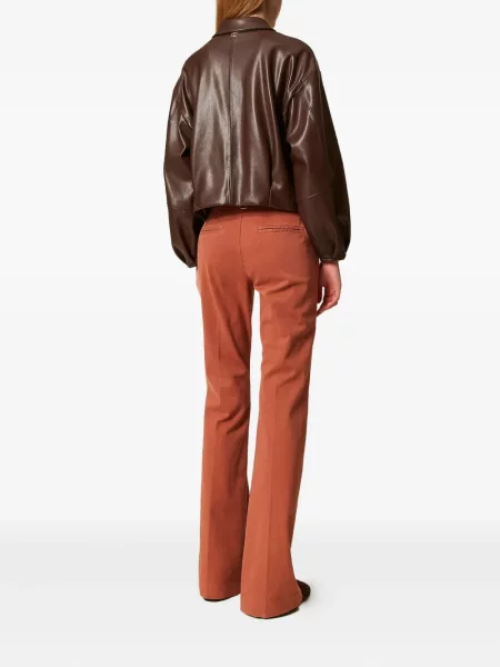 Pantaloni Twinset portocaliu