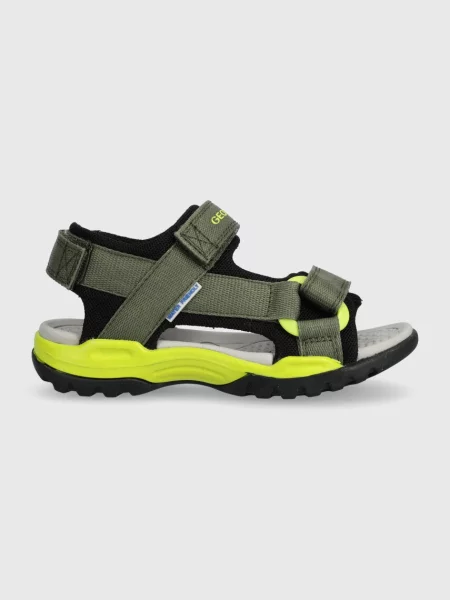 Geox sandály sportovní BOREALIS zelené