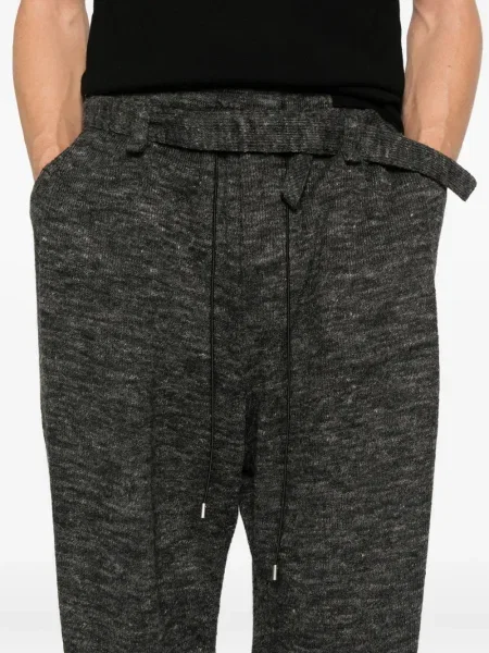 Pantaloni Joe Chia plisate gri