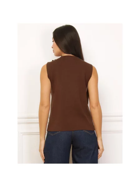 Top La Modeuse maro