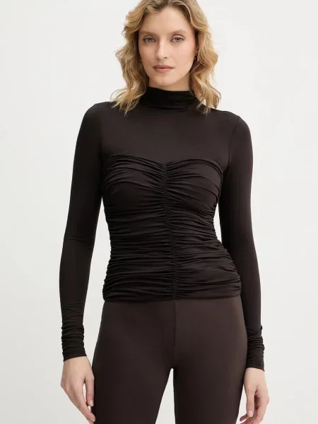 Tricou La Mania din modal maro