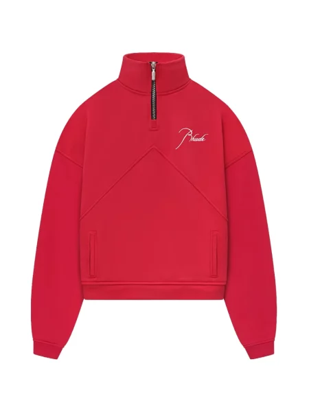 Bluza rozpinana Rhude z logo czerwona