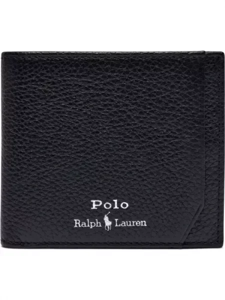 POLO RALPH LAUREN De piele portofel negru