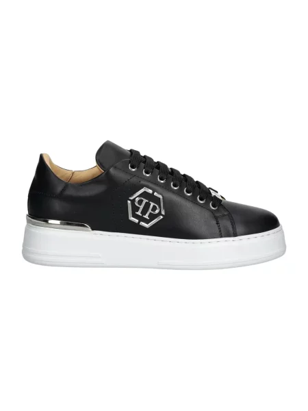 Sneakersy Philipp Plein skórzane czarne