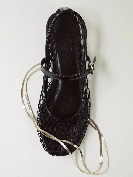 Souliers Martinez Балеринки MINIMA черно