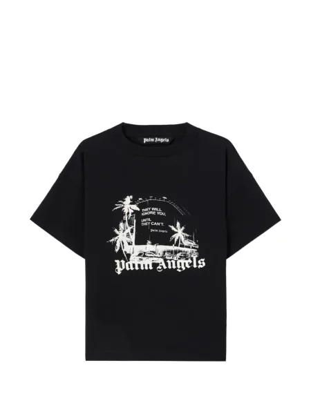 Tricou grafic Palm Angels cu imagine negru