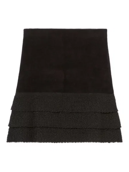 Fusta mini Claudie Pierlot cu volane negru