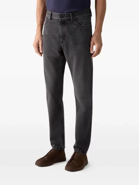 Blugi Zegna cu strasuri gri