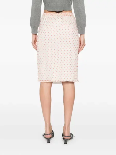 Spódnica midi N°21 w grochy do kolan