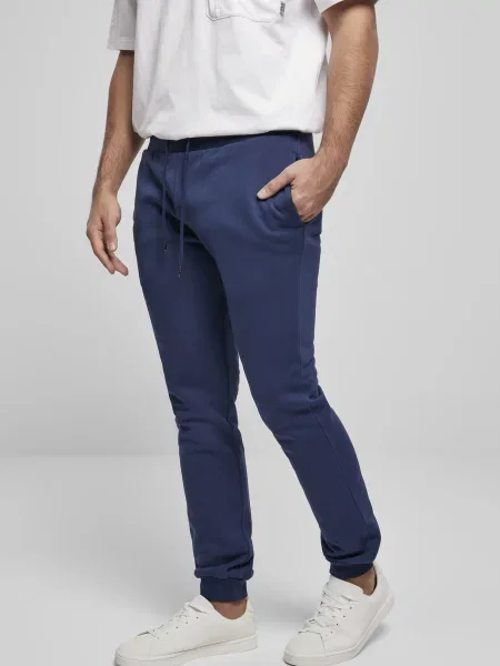 Športne hlače Urban Classics modra