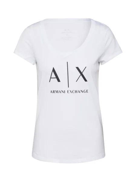 Armani Exchange Majica Slim Fit bela