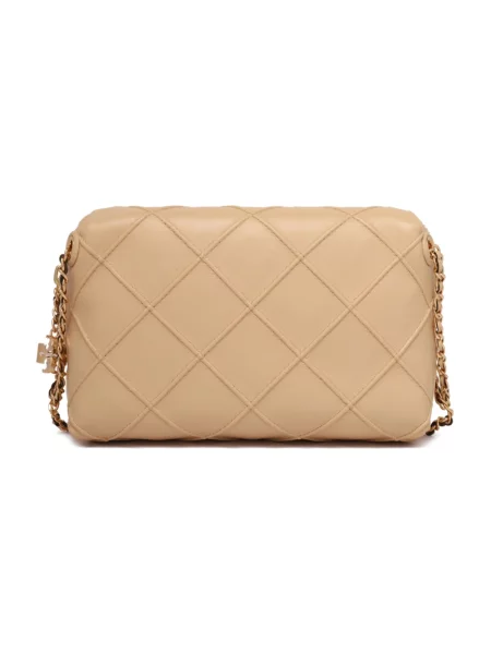 Torebka crossbody Tory Burch skórzana beżowa