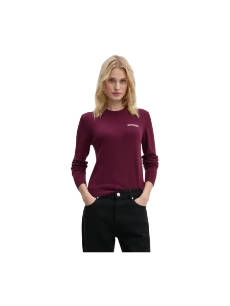 Sweter 2ndday wełniany fioletowy