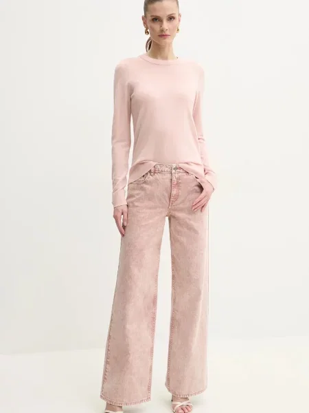 MICHAEL Michael Kors pulover de lana roz