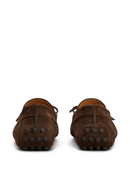 Loaferice Tod's od brušene kože smeđa