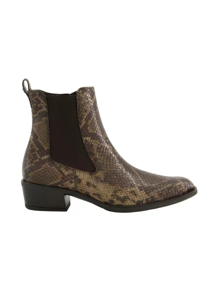 Paul Green Botine maro / maro închis verde