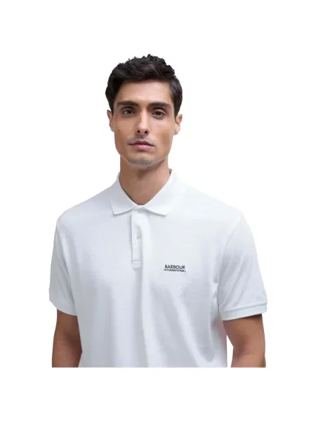 Polo Barbour alb