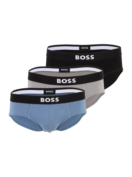 BOSS Slip ONE safir / gri / negru alb