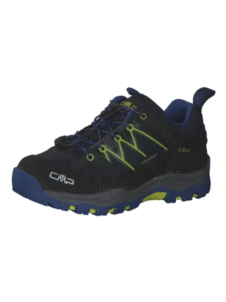 Chłopięce Niskie buty trekkingowe CMP Rigel Waterproof niebieskie