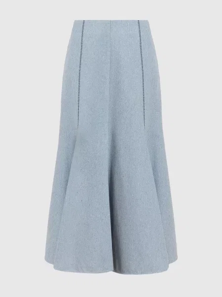 Спідниця Amy Gabriela Hearst блакитна