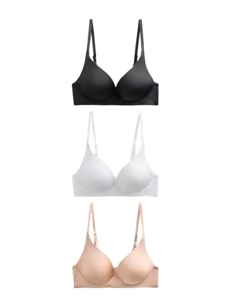Next Sutien Ultimate Comfort pielii / negru alb