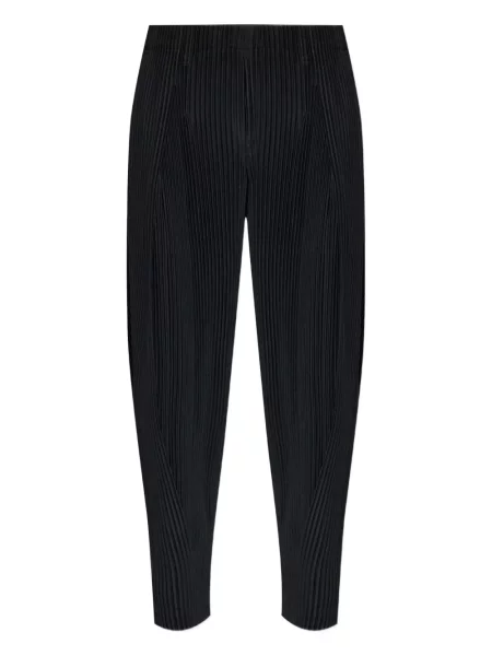 Plisované kalhoty Homme Plissé Issey Miyake černé