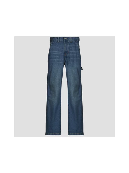 Ravne kavbojke Dickies modra