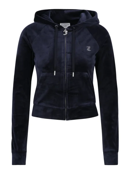 Juicy Couture Tall Gornji dio trenirke MADISON tamno / srebro plava