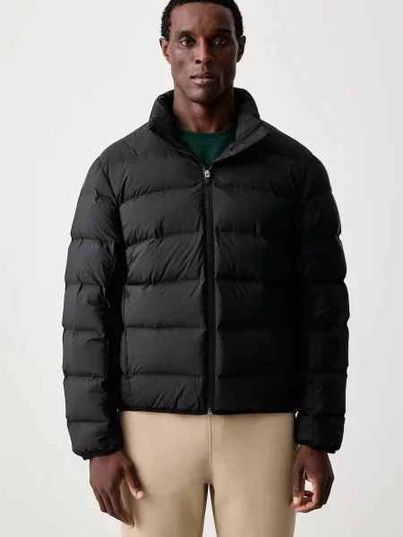 Lacoste geacă cu puf pentru bărbați negru