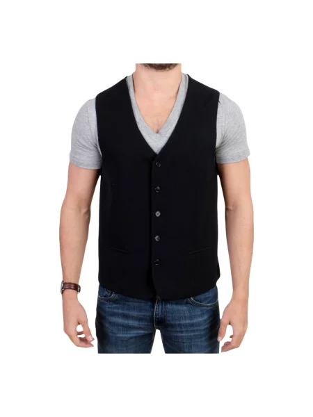 Kamizelka Costume National wełniana casual czarna