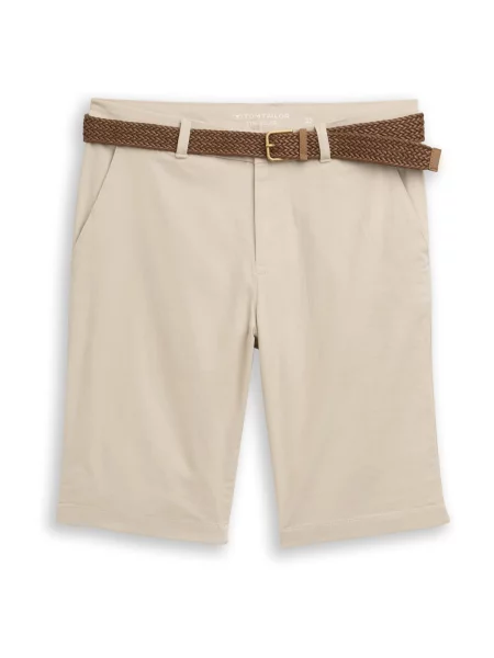 TOM TAILOR Pantaloni eleganți kitt alb