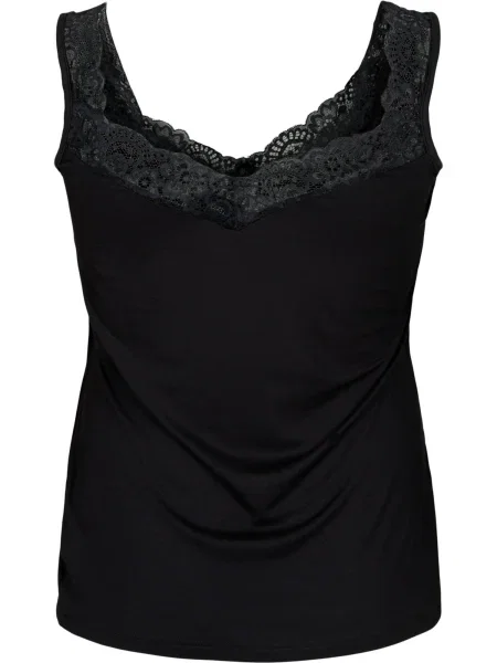 Top Zizzi negru