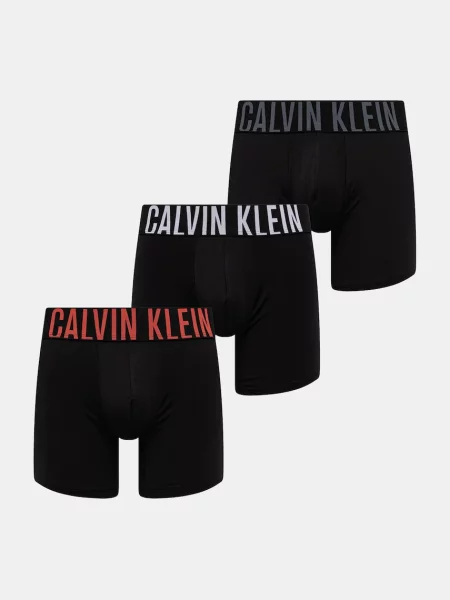 Boxerky Calvin Klein Brief 3 páry black bodies/white/turbulence/velvet čierna