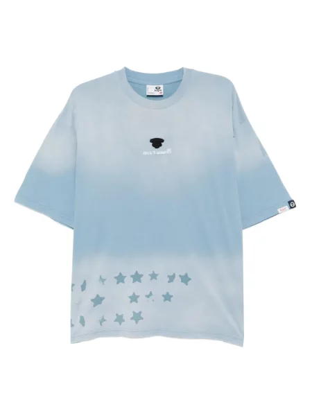 Tricou Aape By A Bathing Ape cu imagine albastru