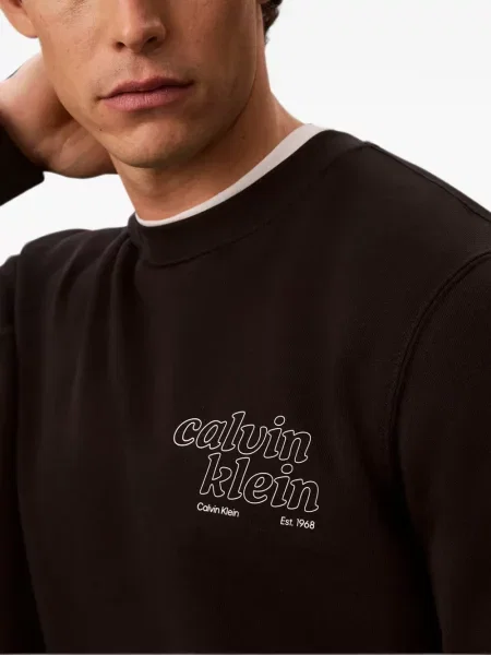 Hanorac Calvin Klein cu imagine negru