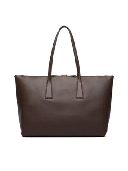 Furla kabelka typu shopper dámska kožená Olivia L Tote hnedá