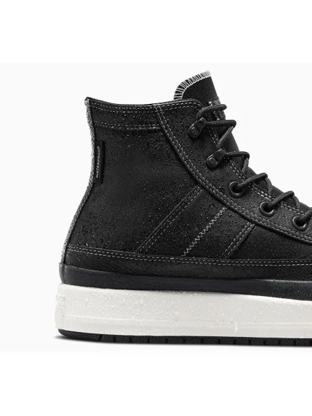 Kožené nepromokavé tenisky Converse Chuck Taylor All Star černé