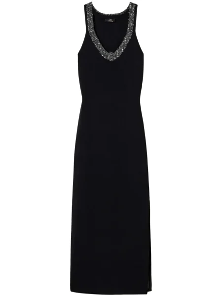 Rochie Twinset cu paiete tricotate de costum negru