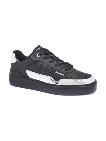 Balmain Bőr edzőcipő B-COURT FLIP fekete