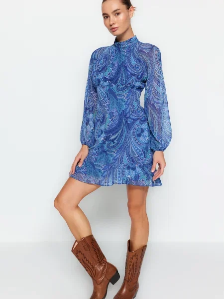 Rochie Trendyol din șifon albastru