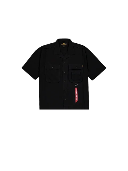 ALPHA INDUSTRIES Cămașă Aloha gri negru