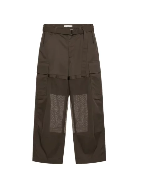 Pantaloni Sacai maro
