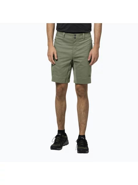 Trekingové kraťasy Jack Wolfskin Activate Tour zelené