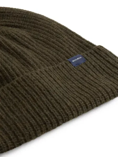 Căciulă Woolrich tricotate verde