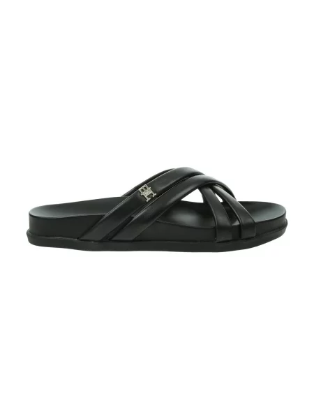Pantofi Tommy Hilfiger cu bretele negru