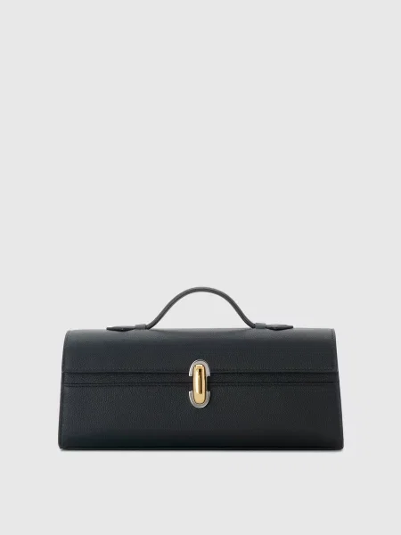 Шкіряний клатч Savette чорний