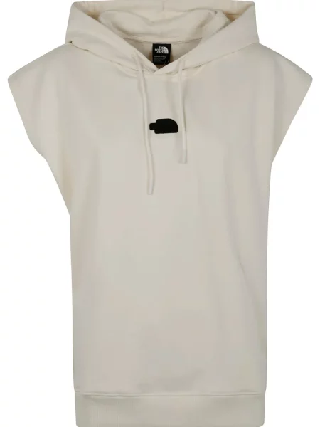 Top The North Face cu glugă alb