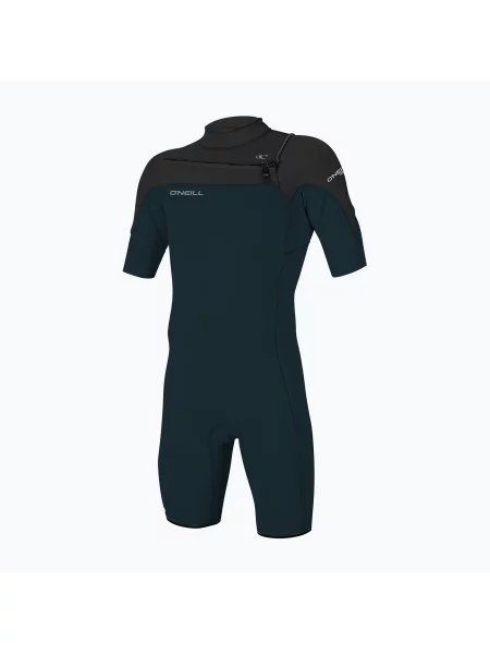 Costum de înot pentru bărbați O'Neill Hammer Chest Zip Spring negru